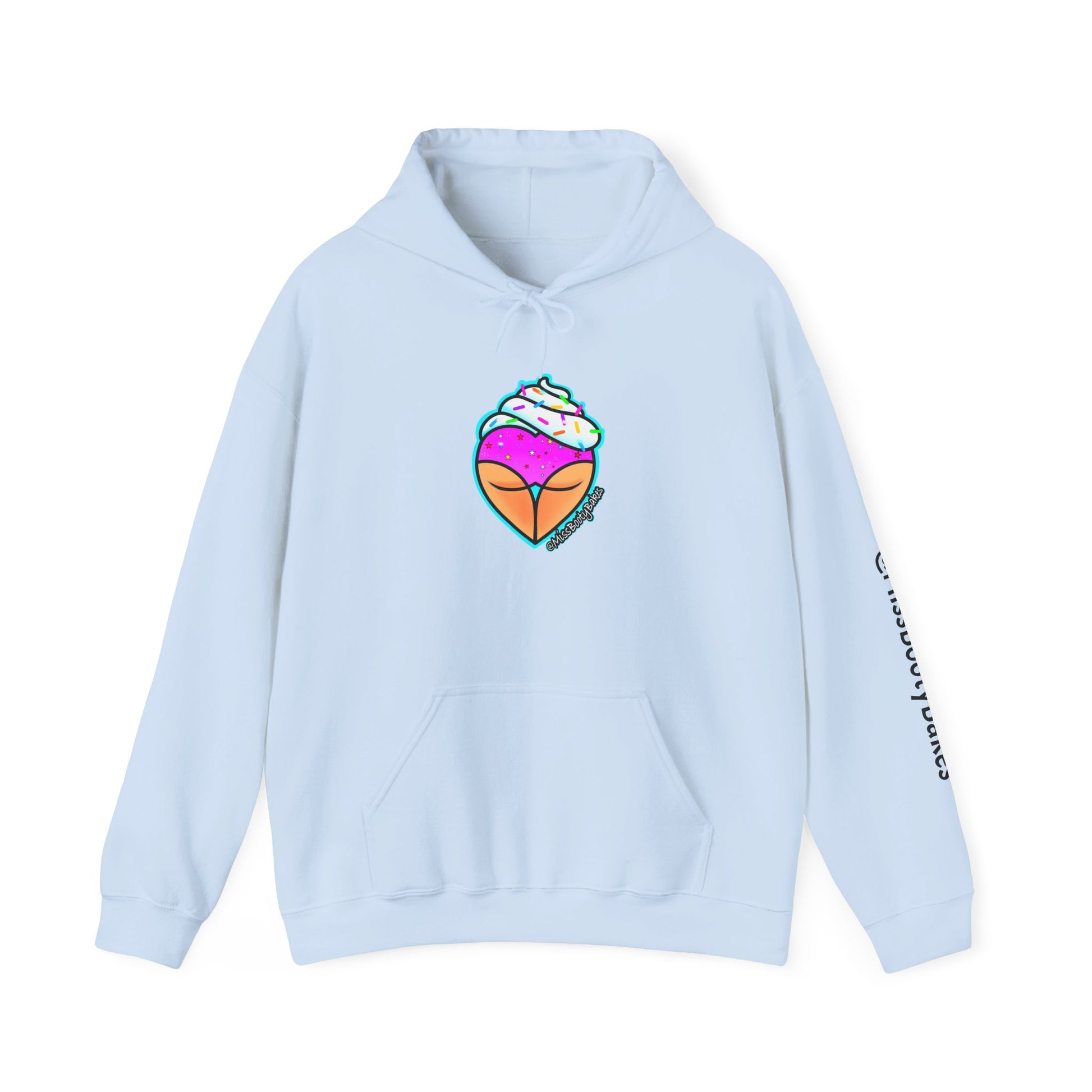 Cozy Cupcake Love Hoodie, Cute Sweater for Foodies, Gift for Dessert Lovers, Sweet Treat Apparel, Comfortable Hooded Sweatshirt