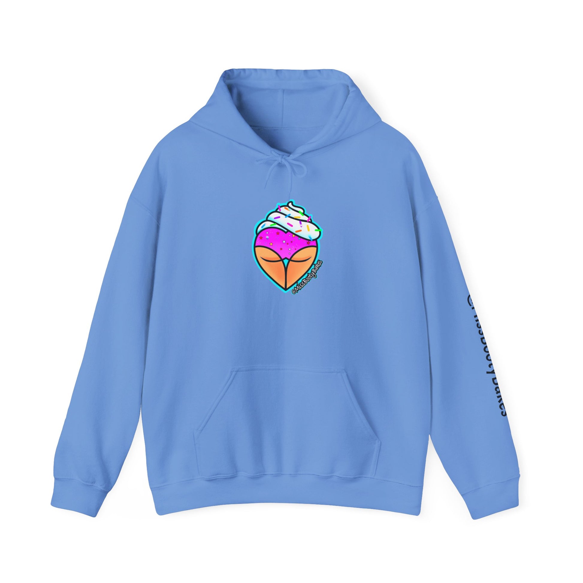 Cozy Cupcake Love Hoodie, Cute Sweater for Foodies, Gift for Dessert Lovers, Sweet Treat Apparel, Comfortable Hooded Sweatshirt