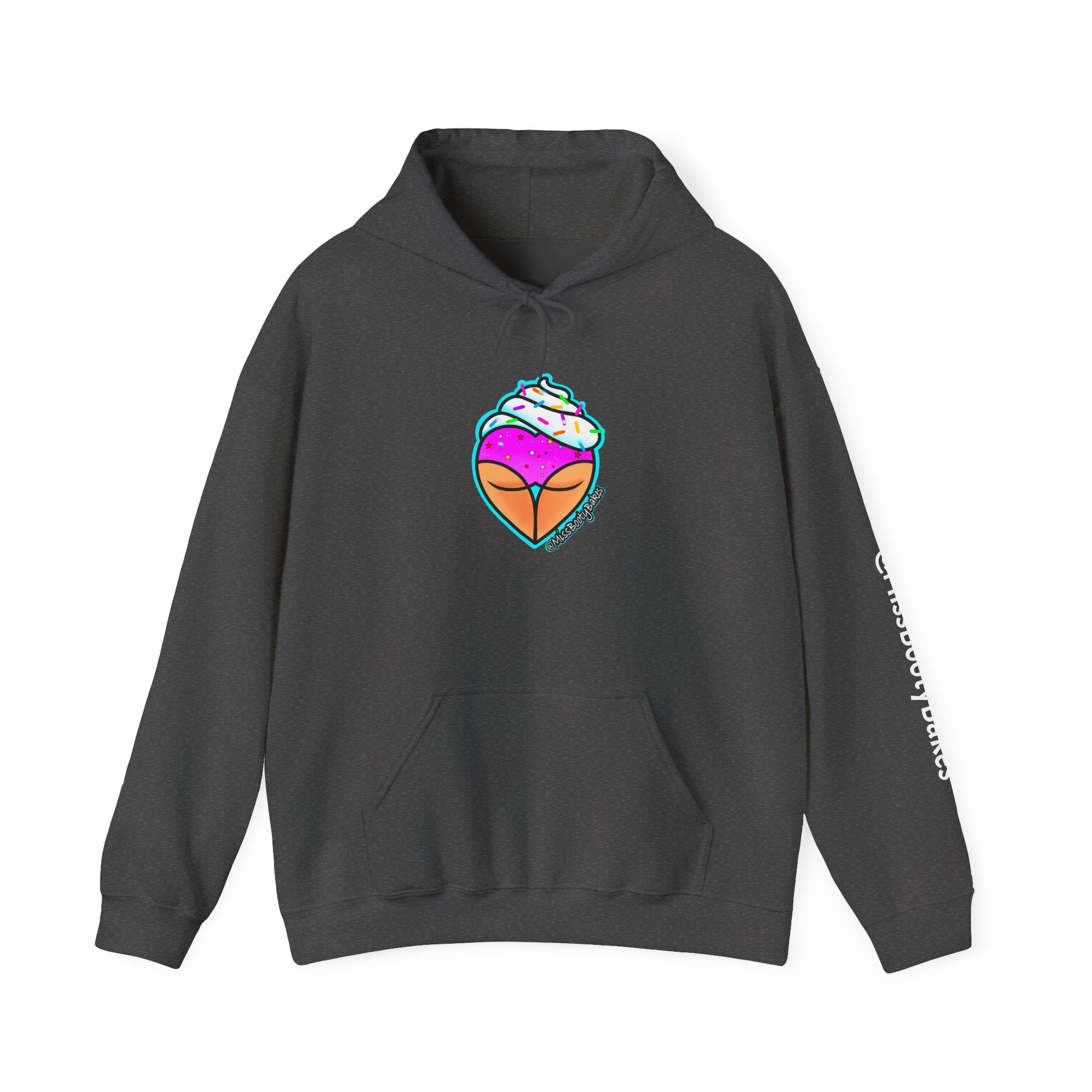 Cozy Cupcake Love Hoodie, Cute Sweater for Foodies, Gift for Dessert Lovers, Sweet Treat Apparel, Comfortable Hooded Sweatshirt