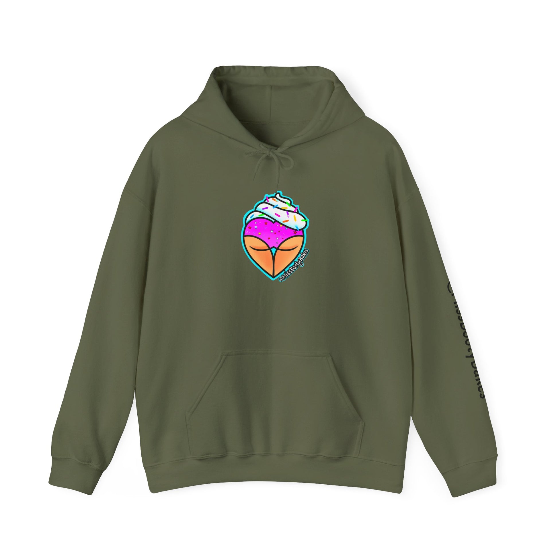 Cozy Cupcake Love Hoodie, Cute Sweater for Foodies, Gift for Dessert Lovers, Sweet Treat Apparel, Comfortable Hooded Sweatshirt