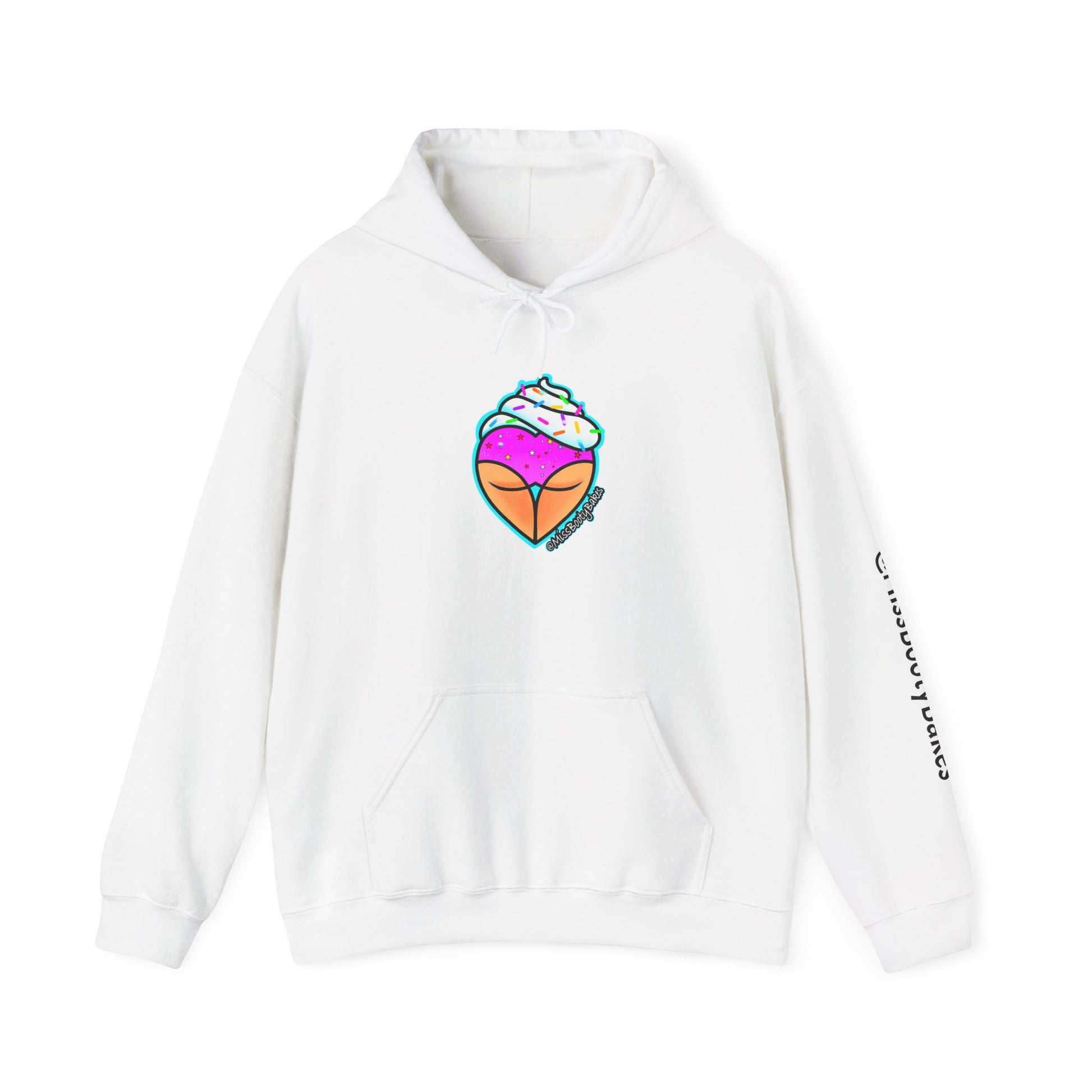 Cozy Cupcake Love Hoodie, Cute Sweater for Foodies, Gift for Dessert Lovers, Sweet Treat Apparel, Comfortable Hooded Sweatshirt