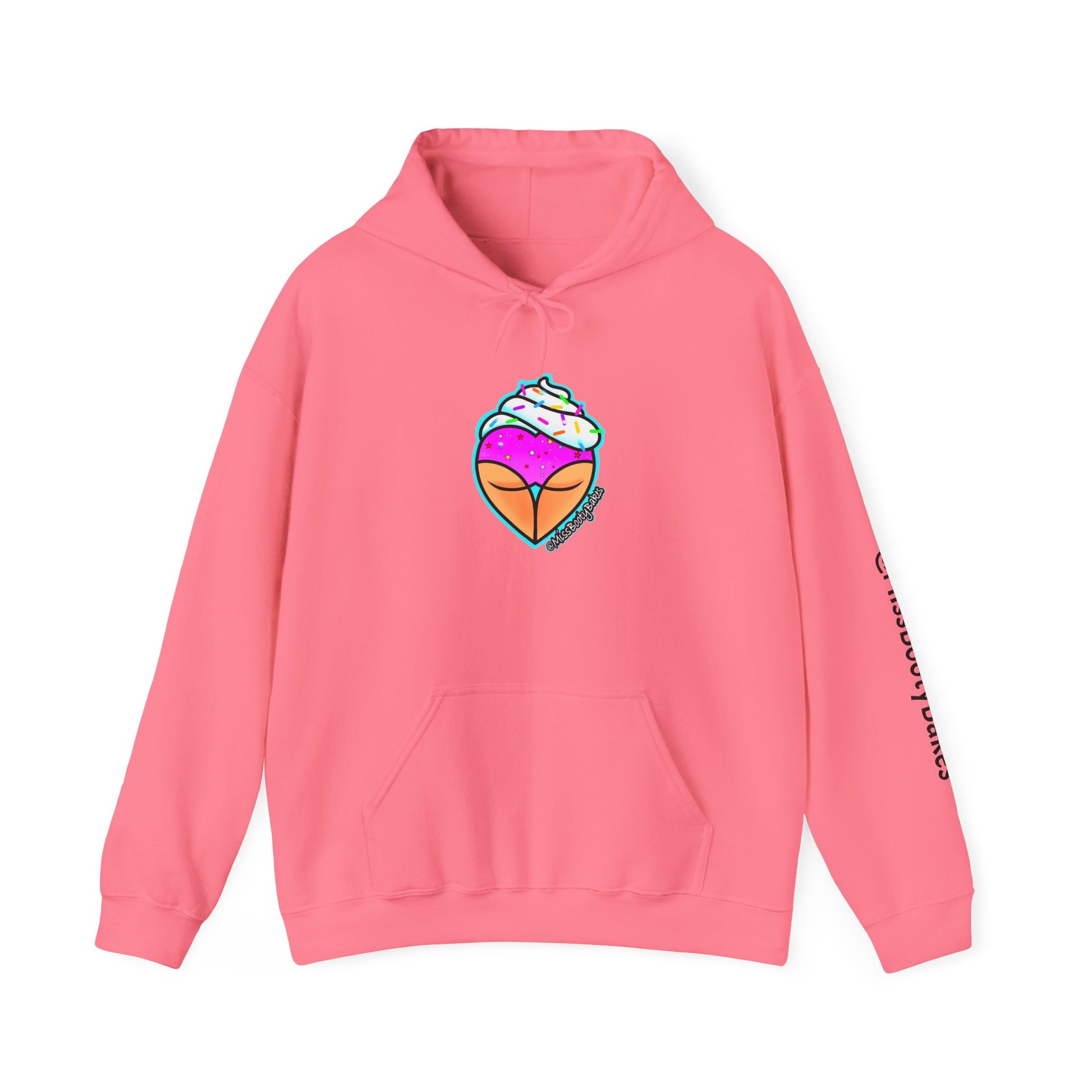 Cozy Cupcake Love Hoodie, Cute Sweater for Foodies, Gift for Dessert Lovers, Sweet Treat Apparel, Comfortable Hooded Sweatshirt