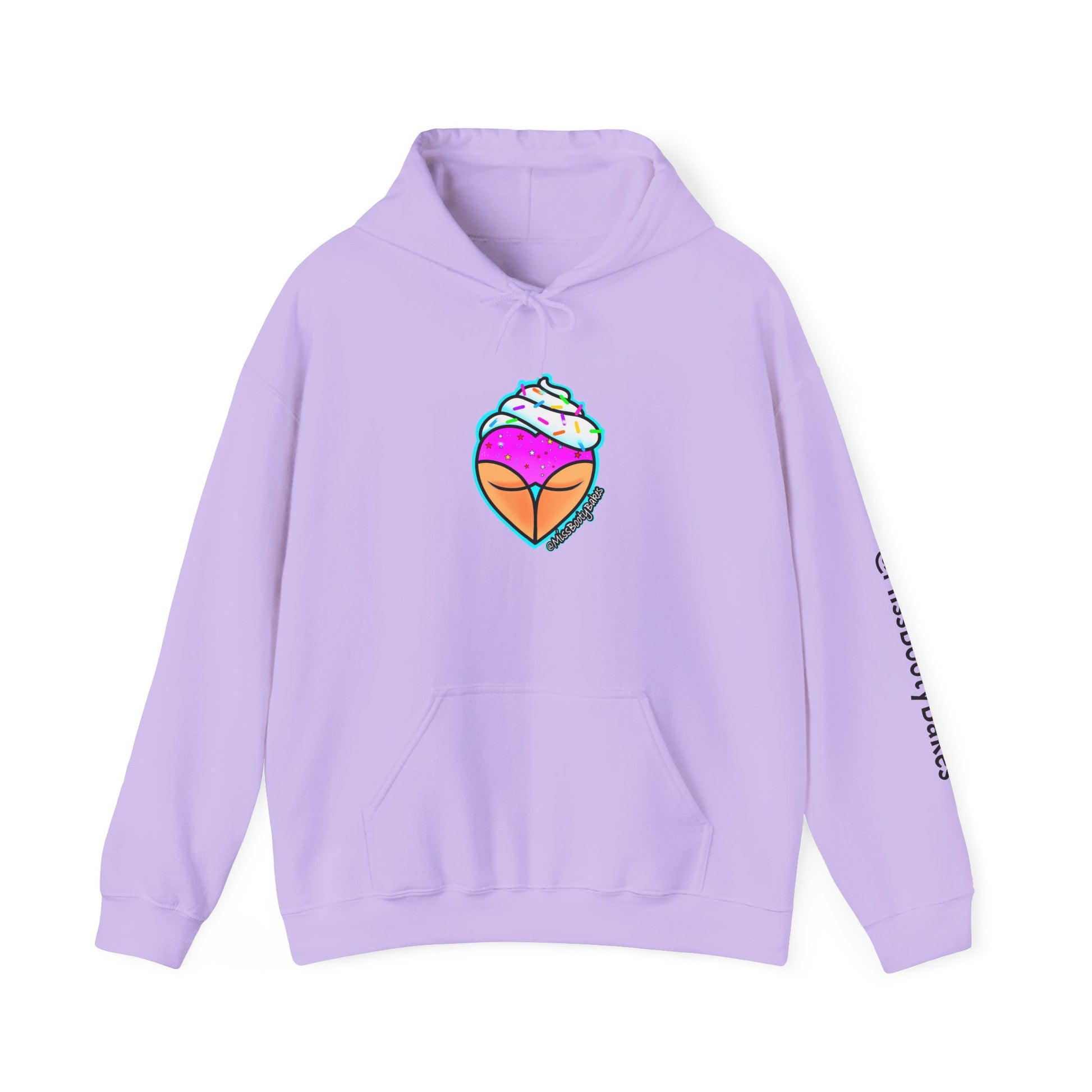 Cozy Cupcake Love Hoodie, Cute Sweater for Foodies, Gift for Dessert Lovers, Sweet Treat Apparel, Comfortable Hooded Sweatshirt