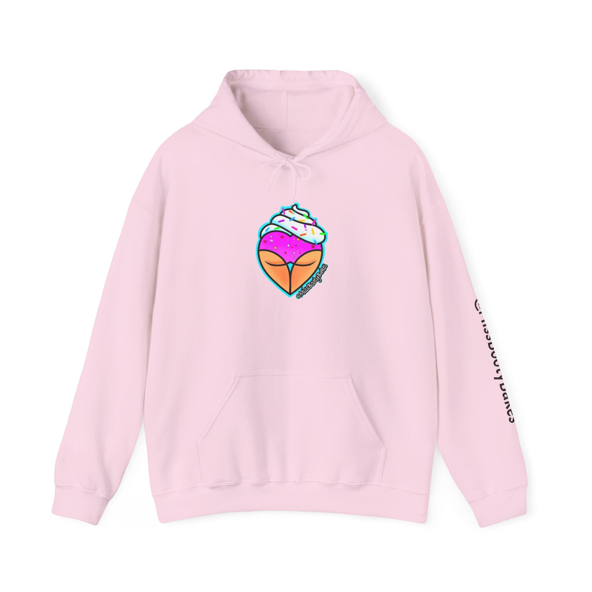 Cozy Cupcake Love Hoodie, Cute Sweater for Foodies, Gift for Dessert Lovers, Sweet Treat Apparel, Comfortable Hooded Sweatshirt