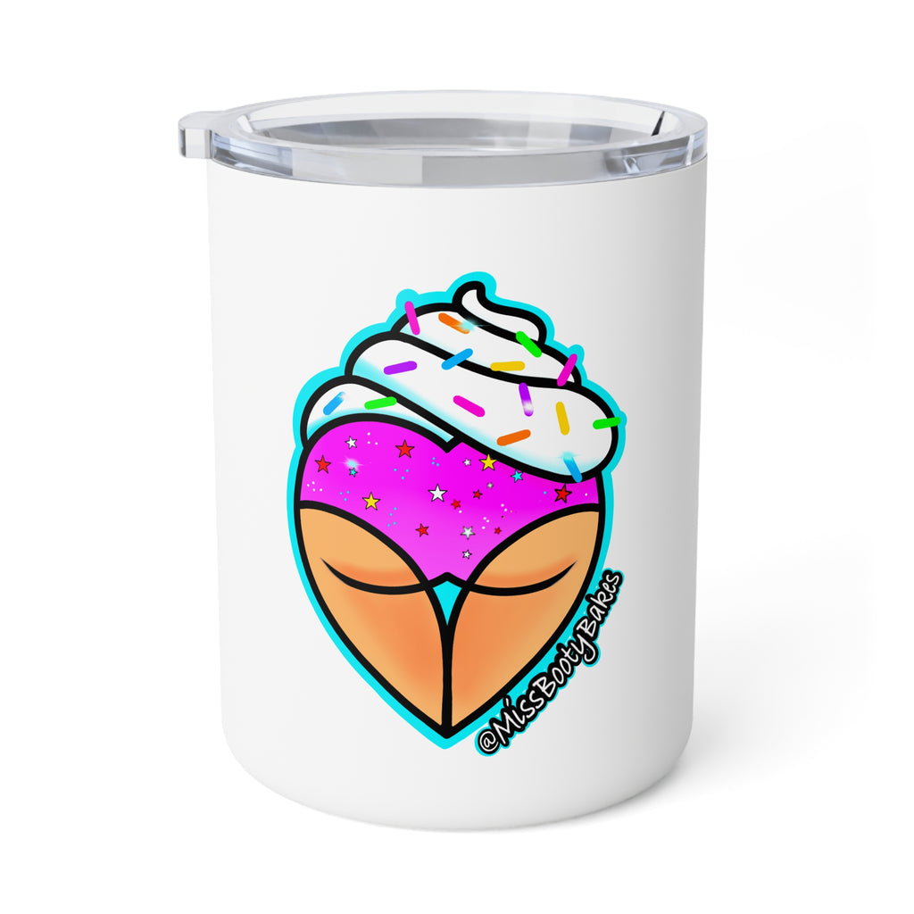 Cute Cupcake Insulated Coffee Mug, 10oz - Perfect for Coffee Lovers, Gift for Birthdays, Fun Kitchen Decor, Travel Mug, Cute Gift